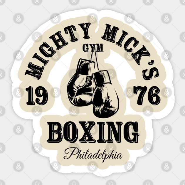 Mighty Micks Boxing Gym Sticker by Quikerart